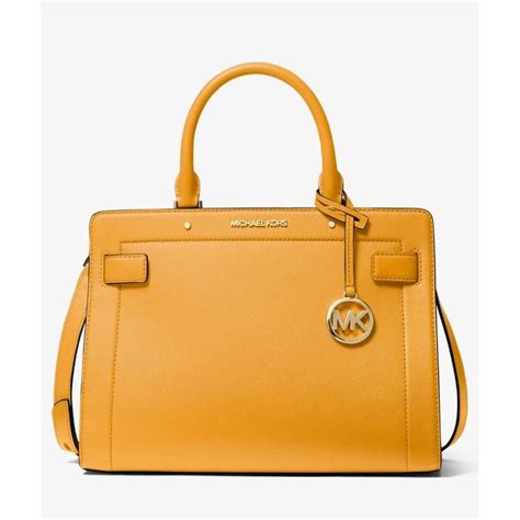 michael kors rayne handbag|Rayne Medium Saffiano Leather Satchel .